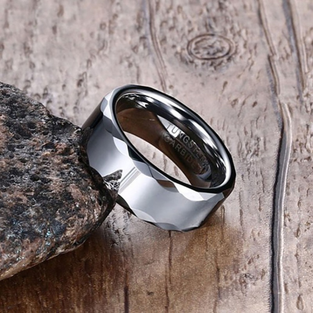 ➰Stunning Carved Edge Band - Picture 3 of 4